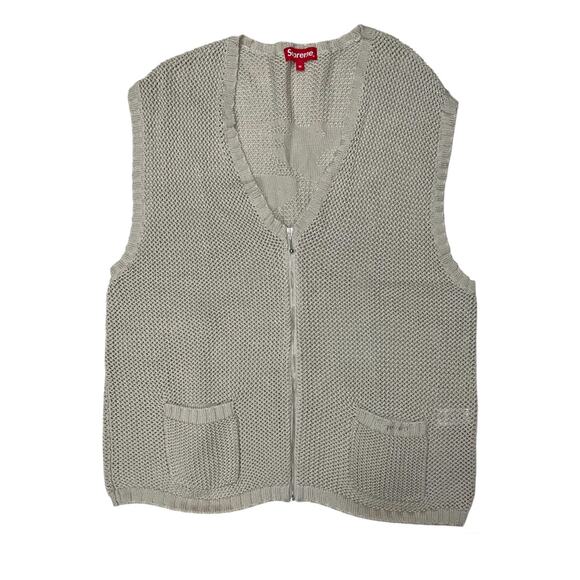 Supreme SS23 Mobb Deep Dragon Zip Up Sweater Vest - Picture 1 of 7